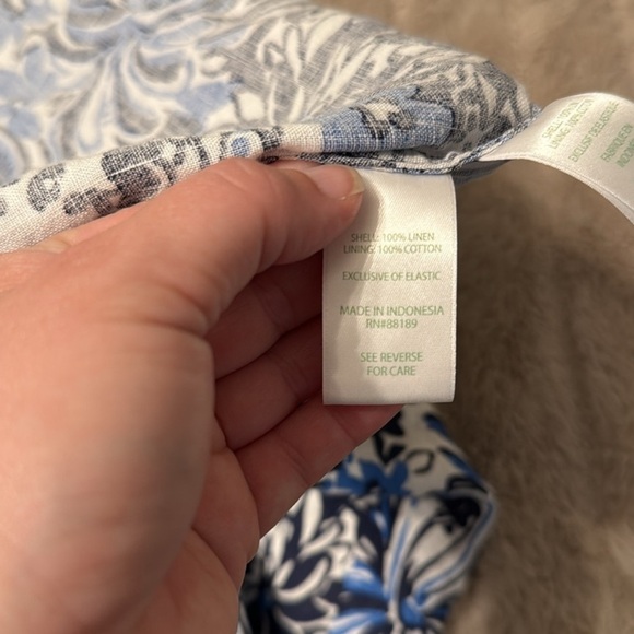 Lilly Pulitzer Blue and White Floral Midi Dress - Picture 5 of 7